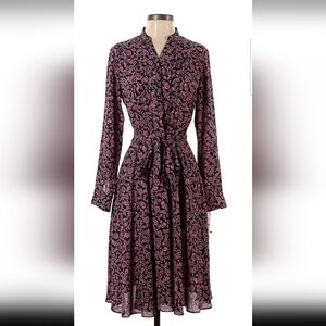 Nanette Lepore pink/navy dress size 10